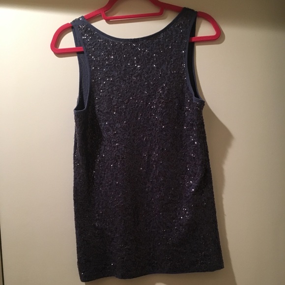 J. Crew sequin cotton tank - Picture 2 of 4